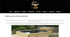 Desktop Screenshot of cotswoldkoi.co.uk